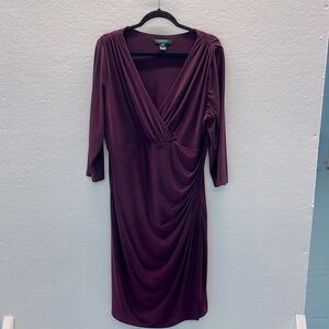 Lauren Ralph Lauren Faux Wrap Dress